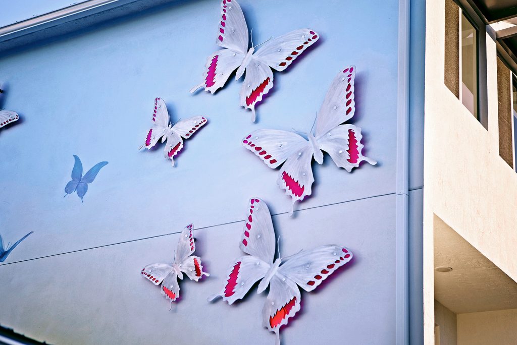 Amir-Shakir-Art-Aluminum-Butterfly-Sculptures-Colored-Acrylic